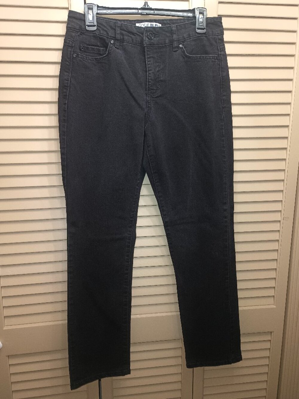 Code Bleu Chelsea Classic Black Jeans Sz 10P